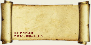 Radoslav Bzeničanin vizit kartica